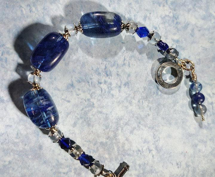 Blueberry Rutilated Quartz Bracelet