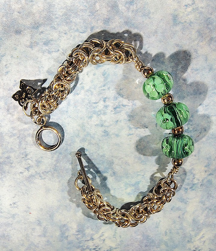 Chainmaile in Green
