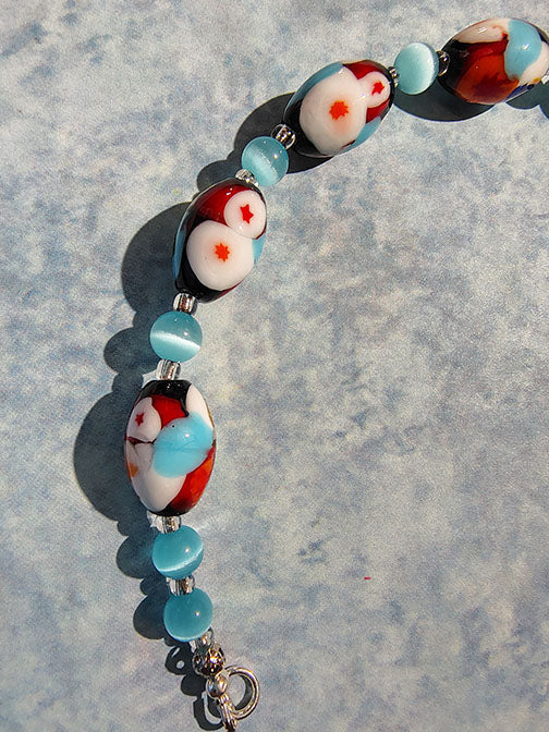 Psychedelic Blue Bracelet