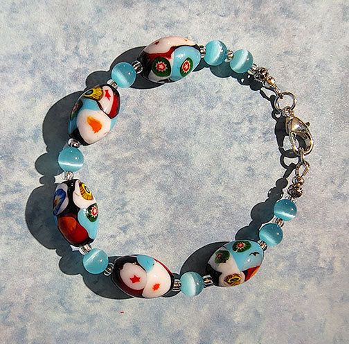 Psychedelic Blue Bracelet