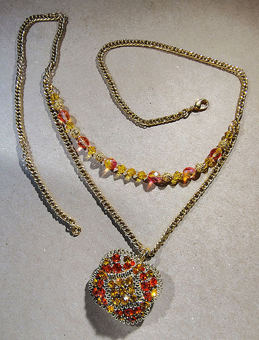 Sparkling Orange & Gold