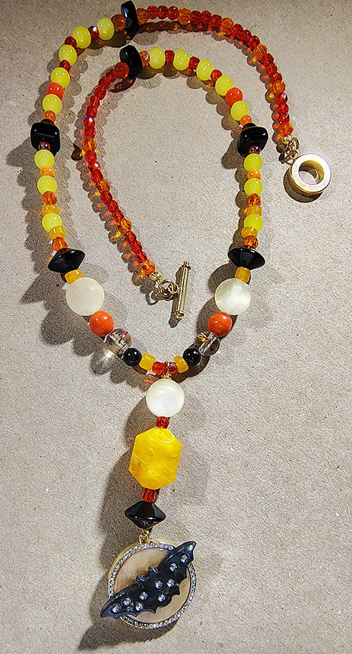 Halloween Bat Necklace